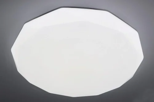 Светильник потолочный LED с пультом LED LAMPS 81082 Natali Kovaltseva белый 1 лампа, основание белое в стиле хай-тек с пультом фото 8